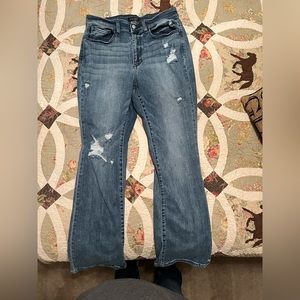 Nice Judy Blue distressed medium wash Boot cut  Size 16W